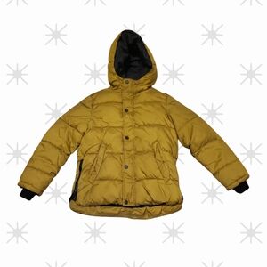 Zara Mustard Kids Puffer Coat